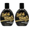 2 Millennium Tanning SOLID BLACK SPECIAL RESERVE 200X Bronzer Dark Tan Lotion