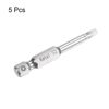 sourcing map 5pcs S2 Square Screwdriver Bit 1/4" Hex Shank 2" Length Magnetic Screw Driver Power Tool