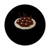 Chocolate Covered Cherries On A Decorative Plate PopSockets Adhesive PopGrip