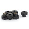 uxcell Machine Ratchet Star Head Clamp Nut Knob Grip M8 Thread 6pcs