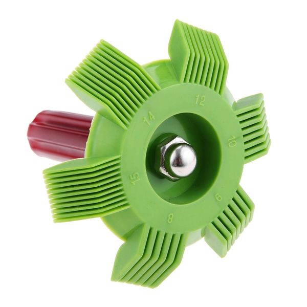 Radiator Turfin Air Conditioner Fin Strainer AC Condenser Air Conditioner Radiator Condenser Condenser 8910121415 Fin Cooling Tool Plastic Green