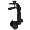 Drum Microphone Clips, 2Pcs Adjustable Plastic Shockproof Drum Rim Clamp Microphone Clip Holder Mount (Black)
