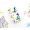 Almond Nail Forms for Gel Builder Acrylic Nails 100 Pieces, LEA-SHALL Short Form Guide Stickers Nail Art Extension Tips Self-Adhesive Professional Tools for Women Girls DIY Home Salon