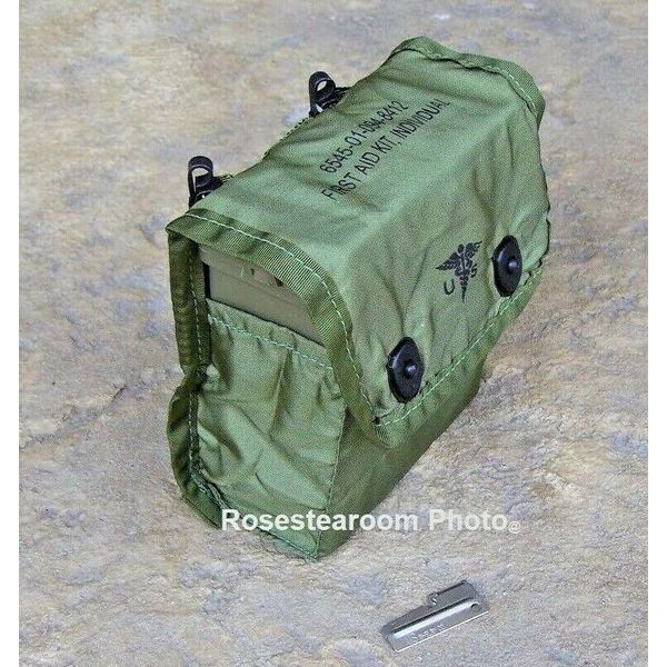 Tactical First Aid Kit Survival Military EMT Medical Pouch IFAK + P38 Can Opener