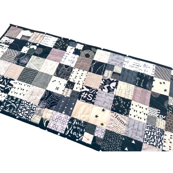 Quilted Fabric Patchwork Table Runner or Wall Hanging