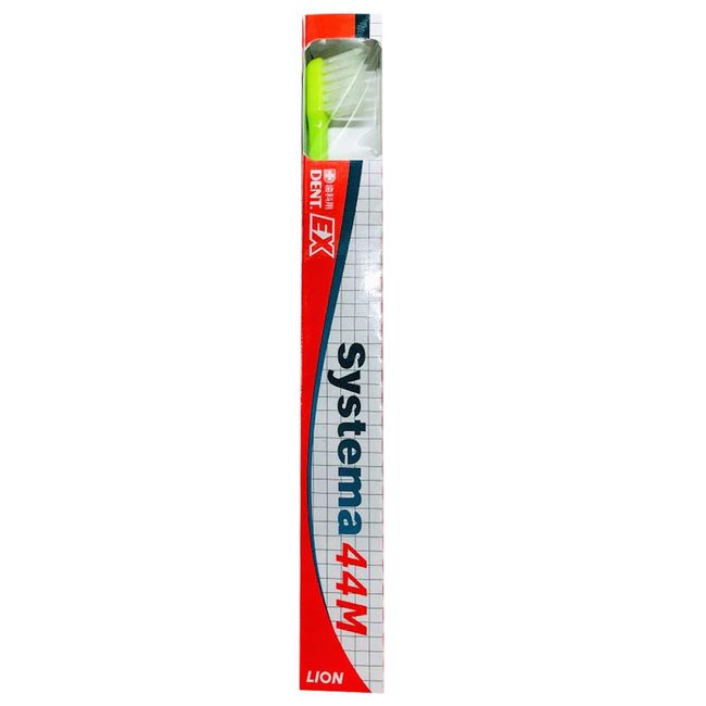 Lion DENT .EX Systema Toothbrush 1 Piece 44M (Compact Normal) Green