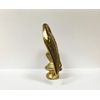 Lamp Finial-Solid Cast Brass Eagle Highly Detailed W/Dual Threads, WB Finish