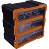 Horizontal Modular Monoblock 6 Drawer Set, Storage Box. Tool Storage, Tool Organiser with Pull out Drawers.Modular Cabinet.