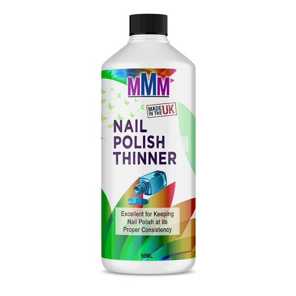 Nail Polish THINNER Gel Nail Varnish Thinner Thin and Revive old Favorite polish (50ML)