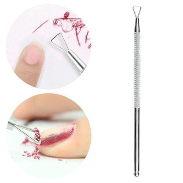 Gel nail removal, pop-off pusher, triangle pusher, metal pedi remover, nail polish removal, self-nail art_MC