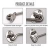 N/S 2 Cabin Hook, Silver