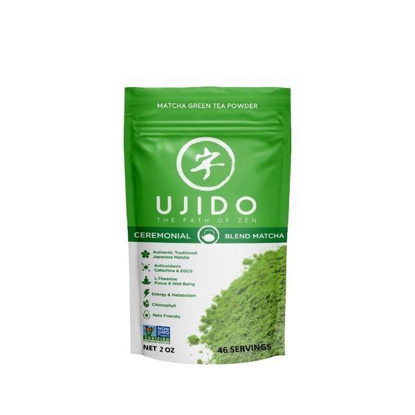 Ujido Japanese Matcha Green Tea Powder – Ceremonial Blend (2 oz)