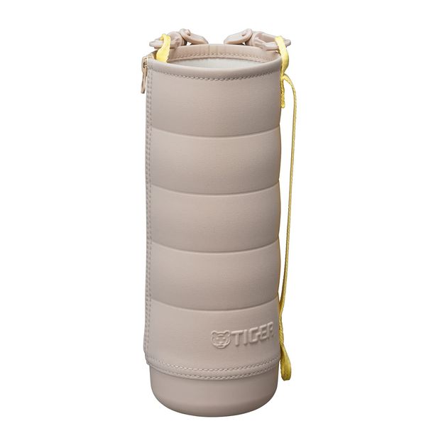 TIGER MTA-Z15SCP Tiger Thermos Water Bottle, MTA-B Type, Vacuum Insulated Bottle Pouch, Beige