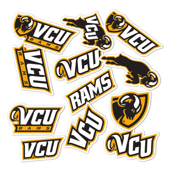 Virginia Commonwealth University Sticker VCU Rams Stickers Vinyl Decals Laptop Water Bottle Car Scrapbook T2 (Type 2)