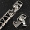 Pry Bar, Titanium Alloy Keychain Prybar with Bottle Opener/Fast Cutter Function for Outdoor Use