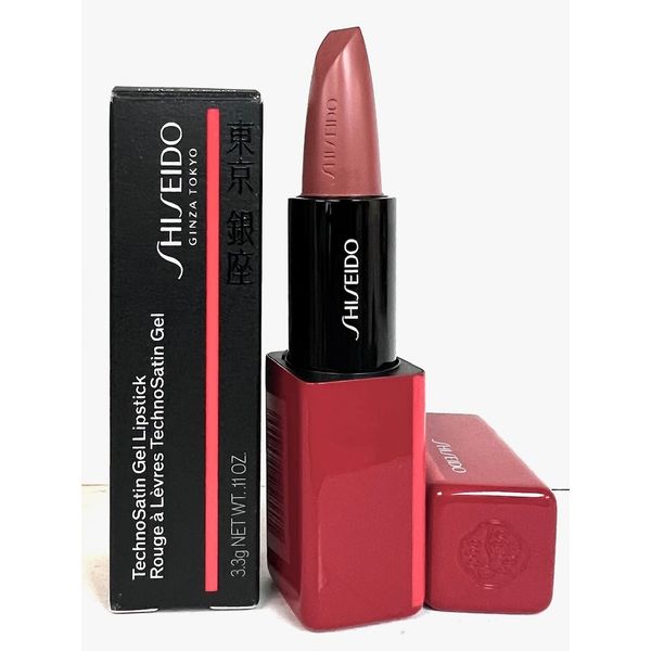 Shiseido TechnoSatin Gel Lipstick 404 Data Stream Boxed