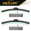ABLEWIPE Front Windshield Wiper Blade Kit SET Fit For TESLA 2012-2021 MODEL S