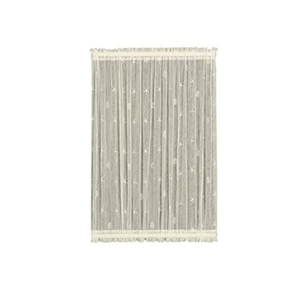 Heritage Lace Sand Shell Door Panel, 45 by 63-Inch, Ecru