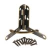 20pcs Spring Hinge TOPINCN Mini Hinges Decorative Wood Case Box Lock with Crews(Bronze)