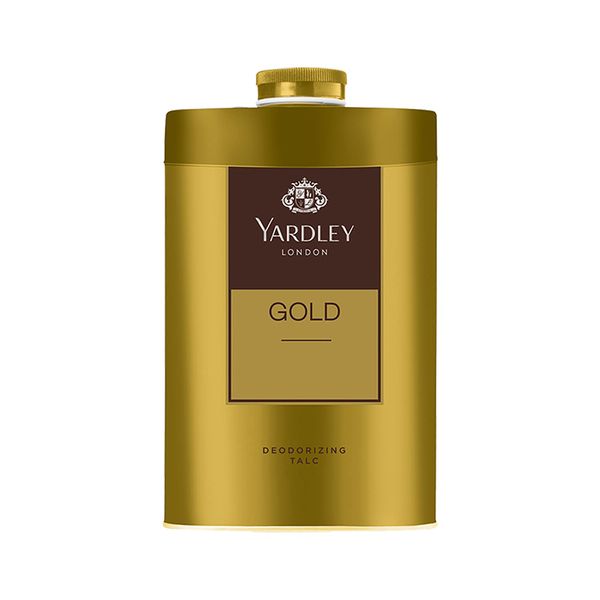 Yardley London Gold Talcum Powder - 250 g. 808 oz, Deodorizing Talc by Yardley