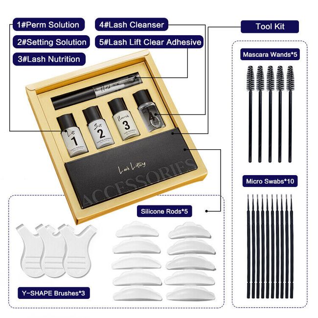 Gollee Lash Lift Kit for Eyelash Perming Lifting & Curling for Eyelashes