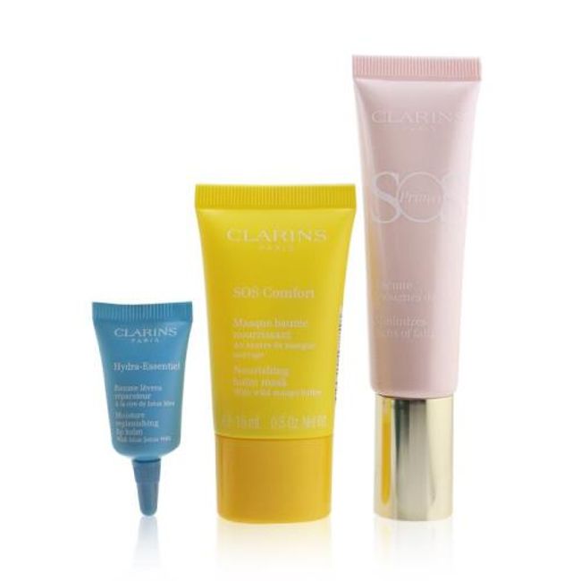 Clarins sos beaute set-01 rose 3pcs