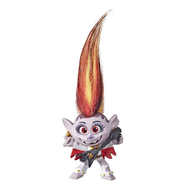 DREAMWORKS TROLLS World Tour Grand Finale Barb, Collectible Doll with Guitar Accessory, Toy Figure Inspired by The Movie, Kids 4 and Up