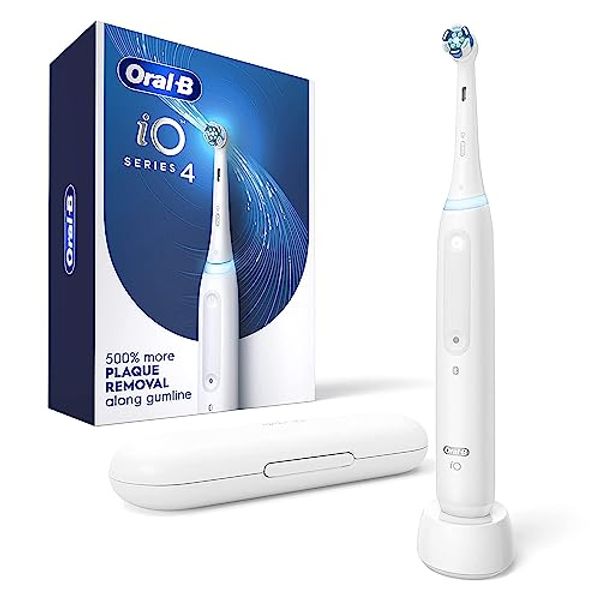 Oral-B iO Series 4 Electric Toothbrush with (1) Brush Head, Rechargeable, White