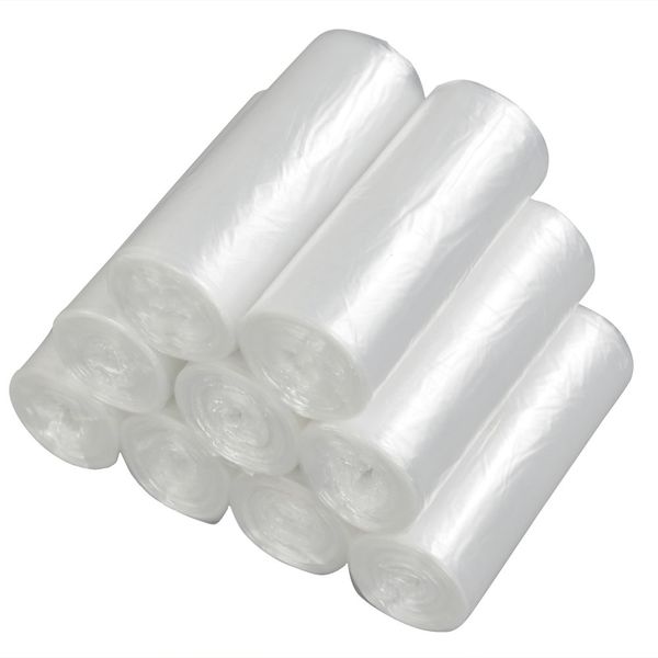 Vababa 13 Gallon Clear Tall Kitchen Trash Bags, Garbage Bags, 225 Counts