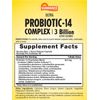 Probiotic-14 Complex | 3 Billion Active Cultures | 60 Capsules | by Sundance