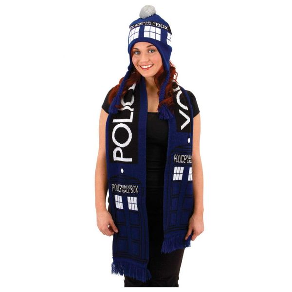 Horror-Shop Dr. Who Tardis Scarf