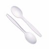 Thali Outlet - 100 x Natural Biodegradable Compostable Spoons Reusable Cutlery