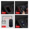 2X Boart 5V 4.2A Dual USB Car Charger Adapter Socket Voltmeter Rocker Switch