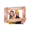 S/Shape Frame Rose Gold 85 x 60 cm