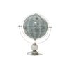 Deco 79 Stainless Steel Globe, 9" x 7" x 11", Gray