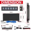 For Can-Am Defender HD5/8/7/9/10 MAX UTV 6 Gang Switch Panel Circuit Control Box
