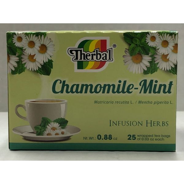Therbal Te de Manzanilla Tea Chamomile Infusion Herbs 25 bags