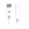 Alpex TCE-M10 Type-C to 3.5mm Earphone Jack Conversion Cable, White