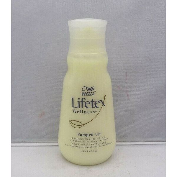 Wella Lifetex Wellness Pumped Up Energizing Purity Rinse 8.5 oz New