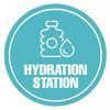 Circle Plus Hydration Station Wall or Door Sign | Easy Installation | Business & Studio Signage - Medium