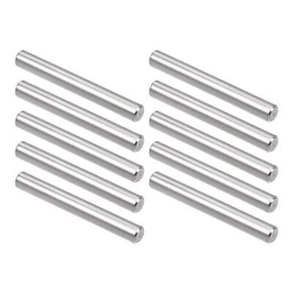 10PCS 5mm x 40mm Dowel Pins Steel Cylindrical Shelf Pegs Heavy Duty Use