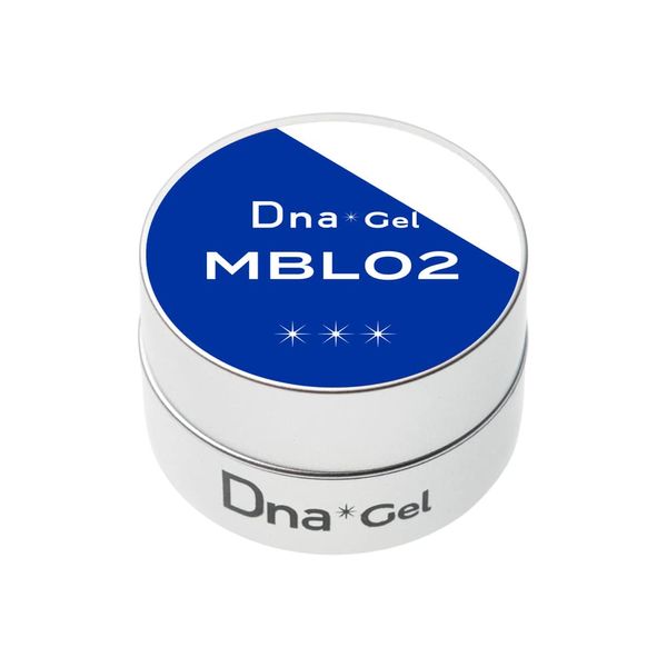 Dna Gel Color Gel MBL02 0.1 oz (2.5 g), Bluebell, UV/LED Compatible