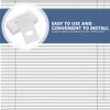 30Pcs Curtain Clear Tabs Vertical Blind Vane Savers Replacement Home Blinds