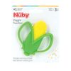 Nuby Veggie Teether for Teething Relief - Soft Baby Teething Toy - 3+ Months - Corn