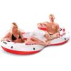 Inflatable River Float Tube - 2 Person Pool Float - Built-in Drink Cooler
