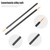 VOCOSTE Eyeliner Brush Applicator with Cover Makeup Applicator Black 50pcs
