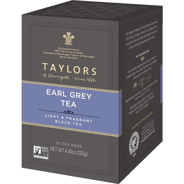 Taylors of Harrogate Earl Grey, 50 Teabags (Pack of 6)