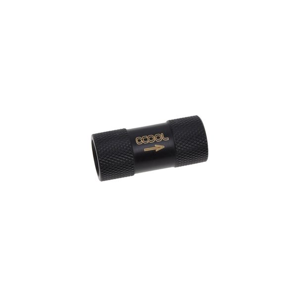 Alphacool 29046 check valve G1/4 IG - Deep black Water cooling Fittings