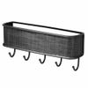 Wall Mount Key Rack Hanger Holder 5 Hook Chain Storage Keys Organizer Home Decor