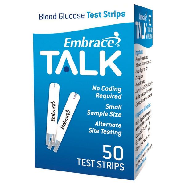 Omnis Health Embrace Blood Glucose Test Strips (Sold as BX/1)